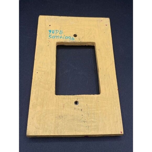 Pepe Santiago Alebrije Single Decora Switch Plate Cover Hand Painted Mexico - Picture 5 of 12